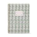 Tulip A4 Twin Wire Notebook - Green Vine