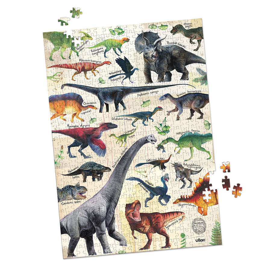 Puzzel Dinosaurussen - 500 stukjes