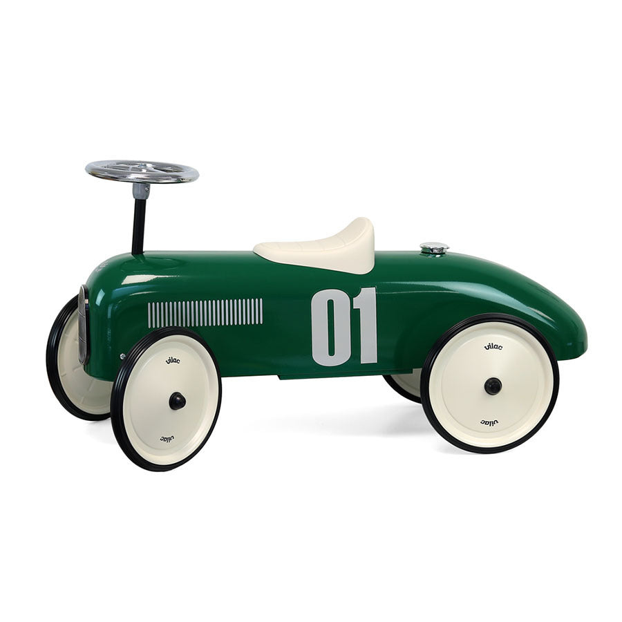 Vintage British groen loopauto
