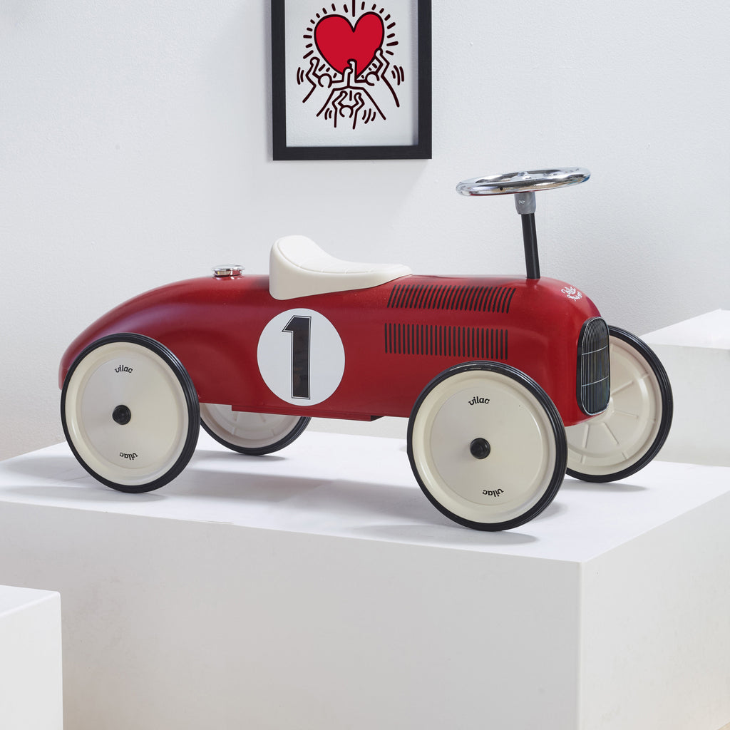 Vintage rode loopauto