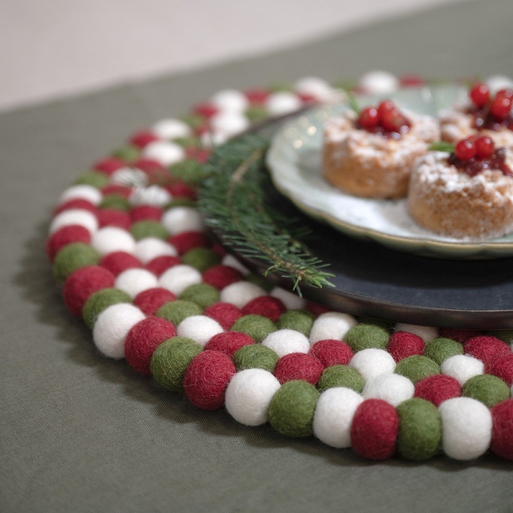 Onderzetter VB 40 cm Holly Berry