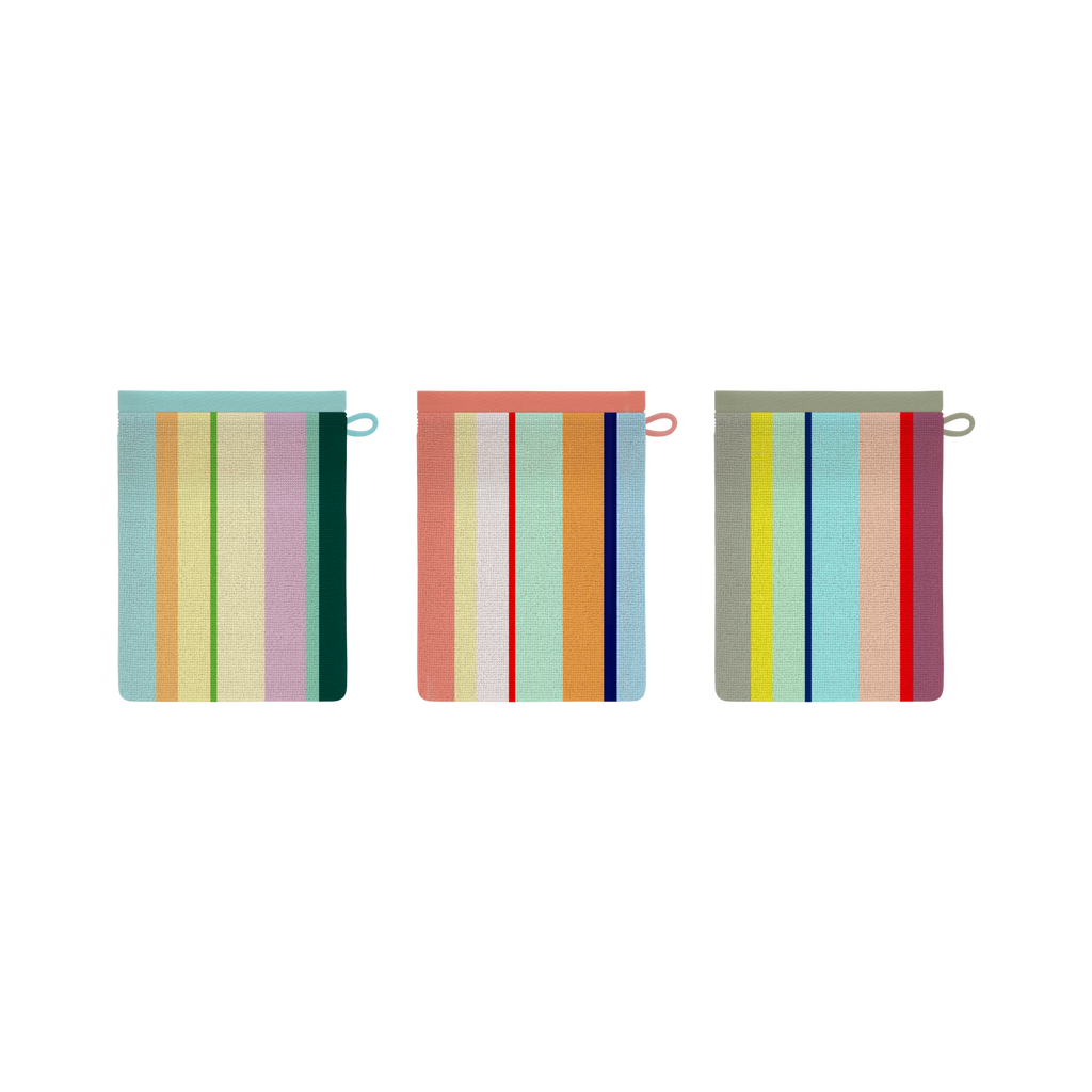 Set van 3 Washandjes, Nizza