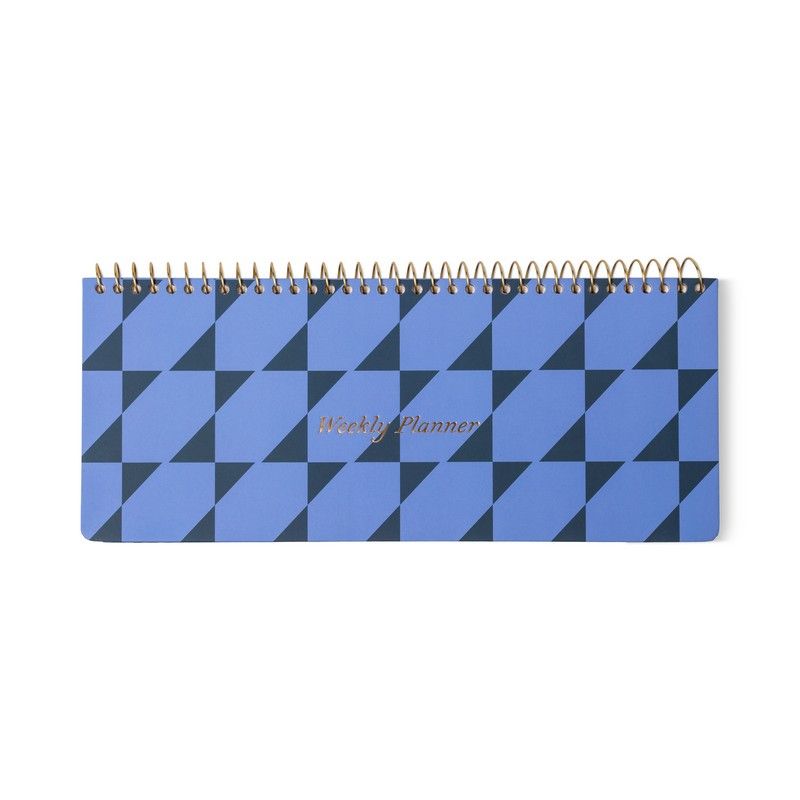 Weekplanner Blok - BLAUW + MARINEBLAUW